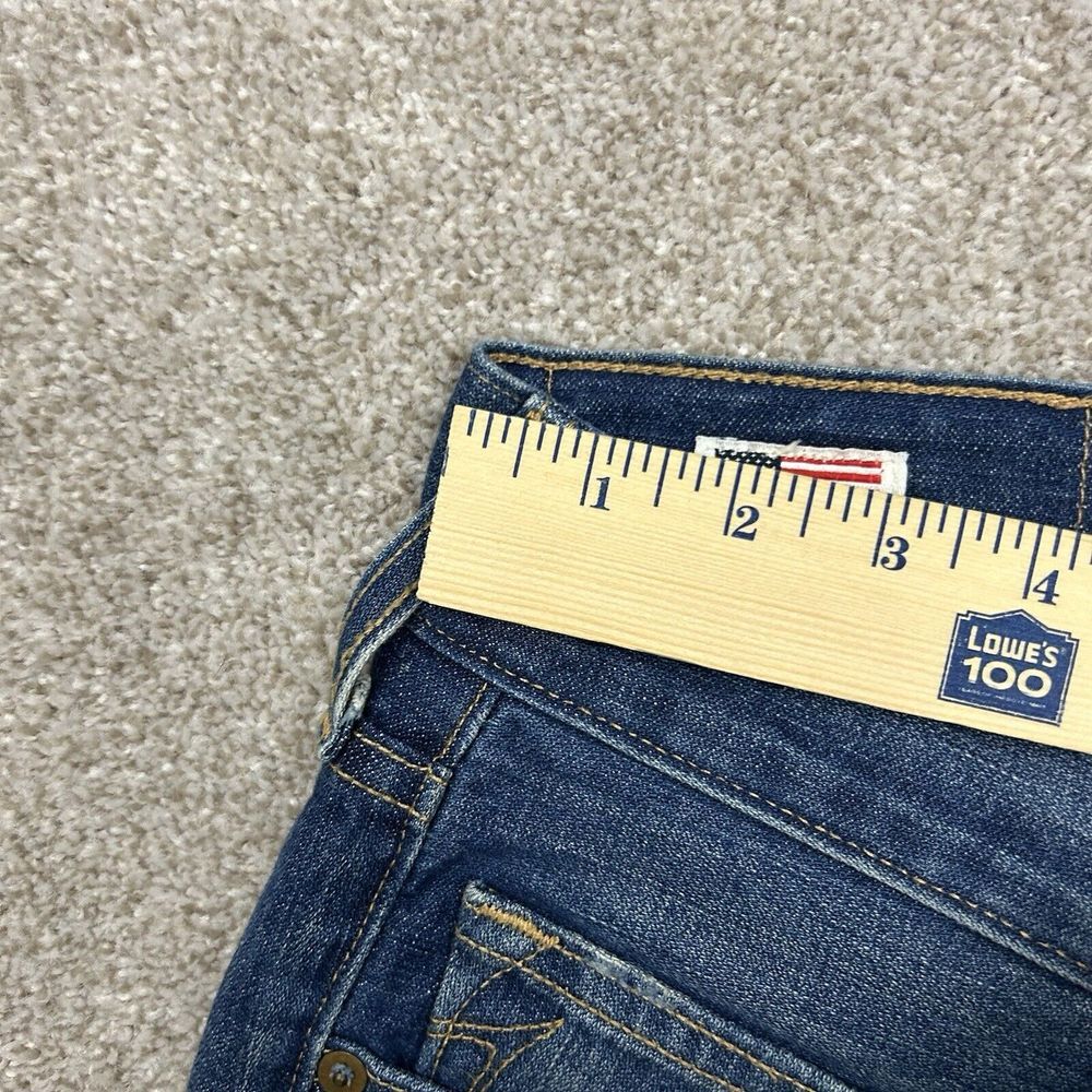 True Religion USA Straight Cut Blue Denim Jeans Men's Size 34 Hip Hop READ - Picture 7 of 13